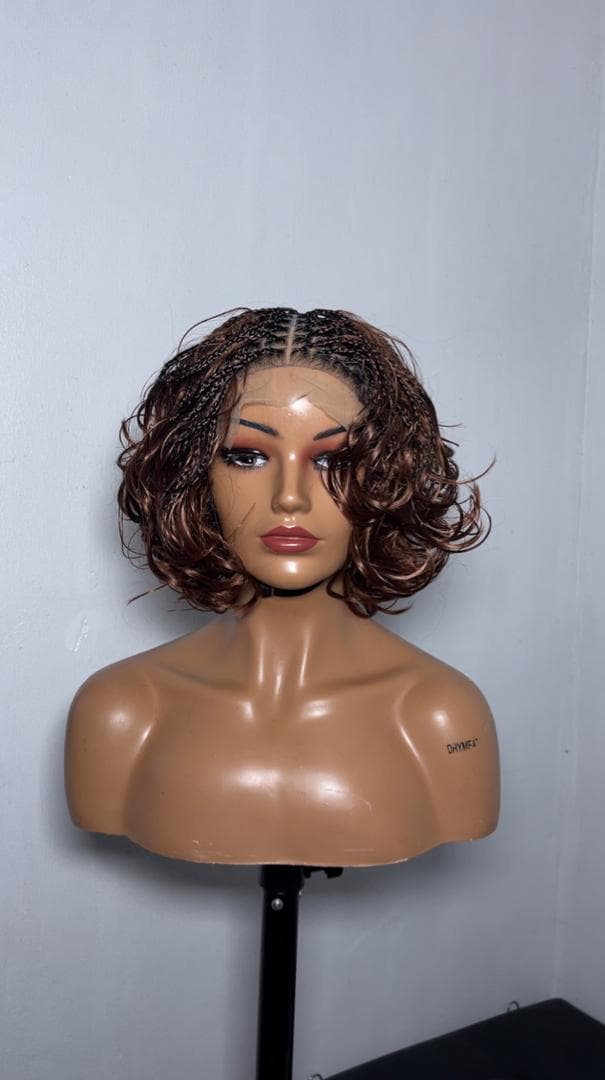 8-inch Bob bohemian French curls