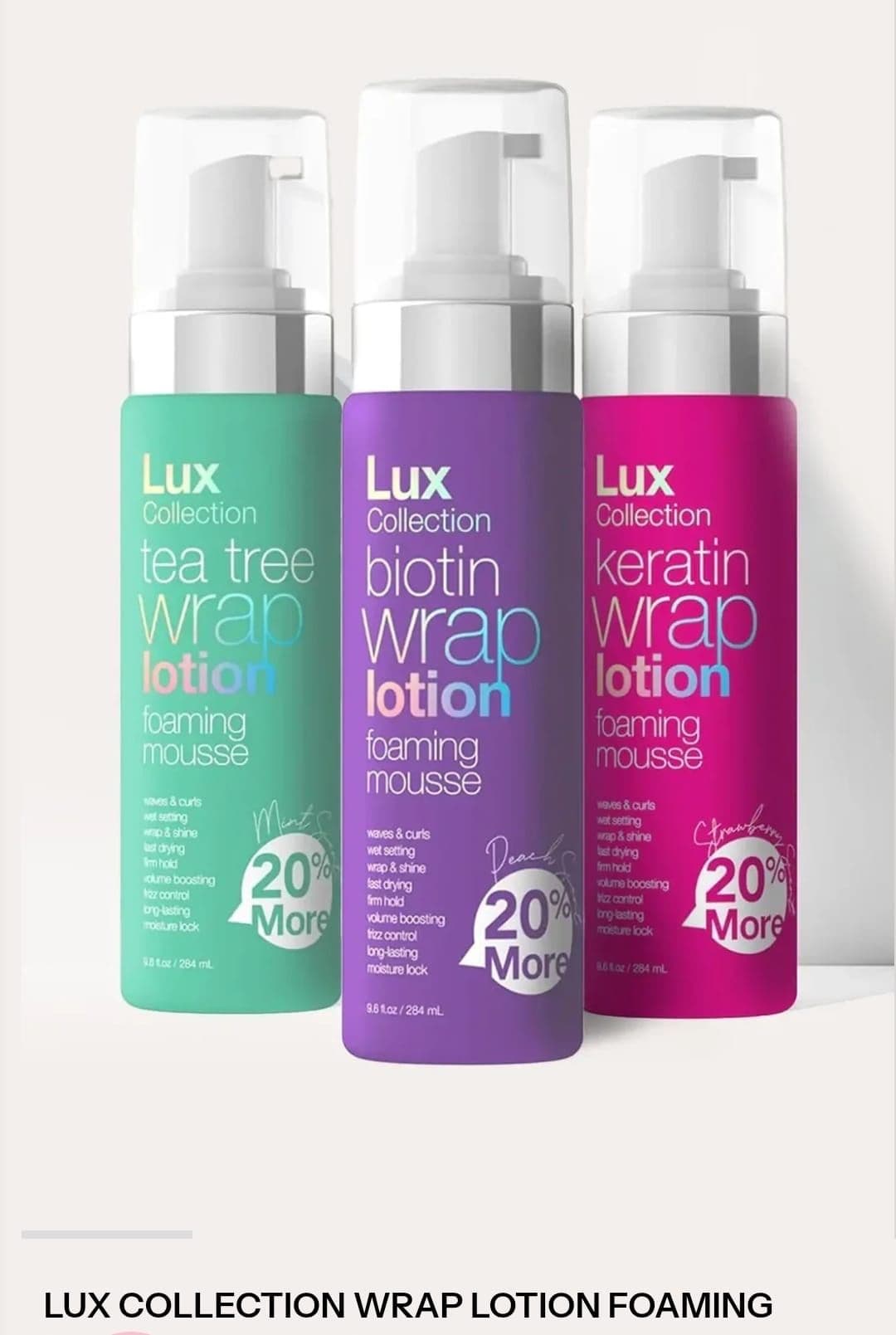 Lux collection Foaming Mousse